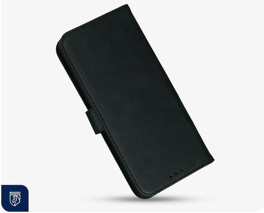 Rosso Deluxe Wallet Δερμάτινο Μαύρο (iPhone 17 Pro Max)