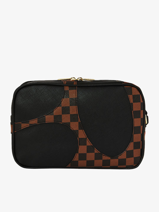 Sprayground Men Jetstream Brown Toiletry Bag Black Brown 910b8282nsz