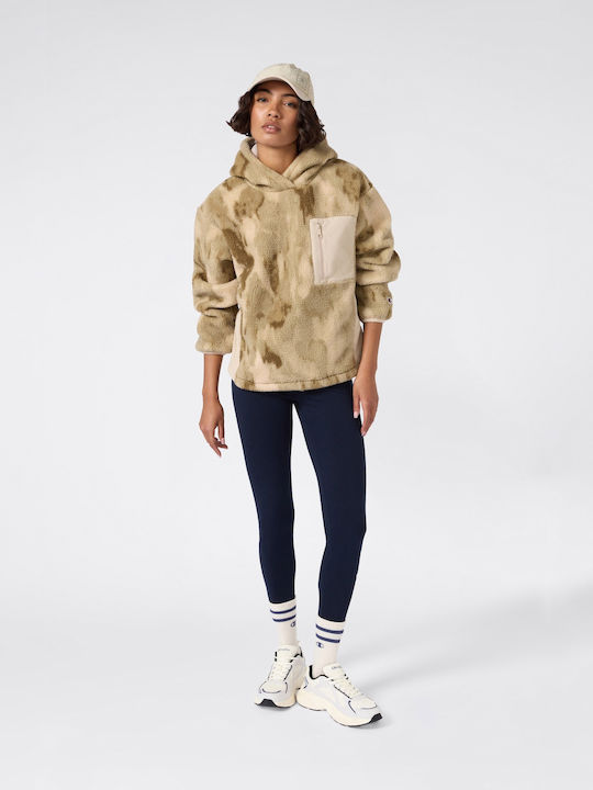 Women's Sweatshirt Jacket Hooded Champagne Frost
