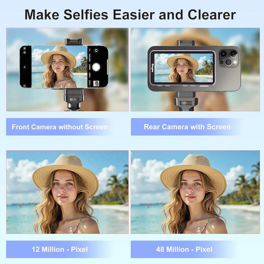 Telecomandă Pentru Selfie Kingma Bluetooth Albă