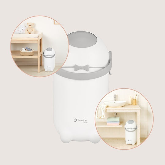 Lionelo Purebin Diaper Disposal Bin White