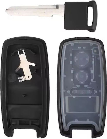 Techstar Flip Typ Autoschlüssel Schutzhülle Kompatibilität Suzuki Swift Sx4 Grand Vitara – 2 Schaltflächen