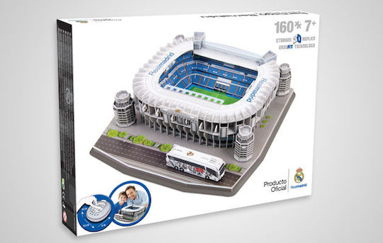 Terenul Real Madrid Puzzle 3D