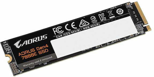 Gigabyte Aorus NVMe Gen4 SSD 1TB M.2 mit PCI Express 3.0 Anschluss