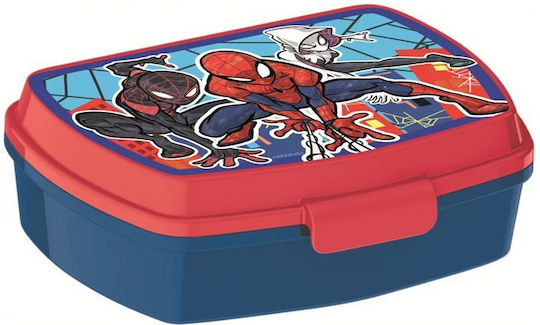 Пластмасово детско контейнерче за храна Spiderman x x 6.5cm