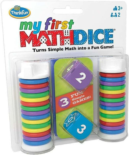 Επιτραπέζιο Παιχνίδι My First Math Dice για 2 Παίκτες 3+ Ετών (EN) Think Fun