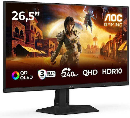 AOC Q27G41ZDF QD-OLED HDR Gaming Monitor 25.6" QHD 2560x1440 240Hz με Χρόνο Απόκρισης 0.3ms GTG