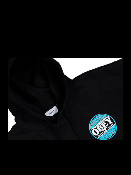 Heavy Sweatshirt With Hood Black