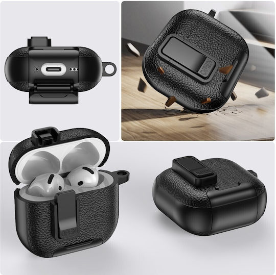 Hülle Silikon in Orange Farbe für Apple AirPods 4