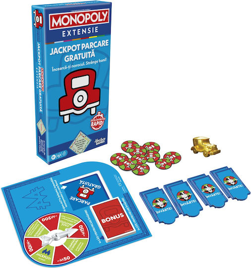 Extensie de Joc Monopoly Free Parking Jackpot 8+ Ani Hasbro