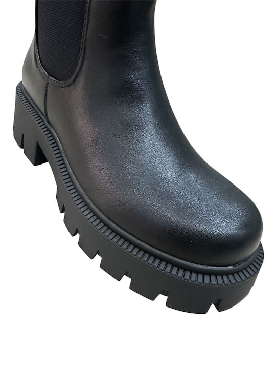 Women's Boots with Rubber Black