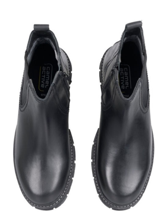 Leather Black Men's Boots