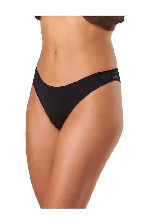 Body Glove Brazil 2Pack Black Women's Briefs