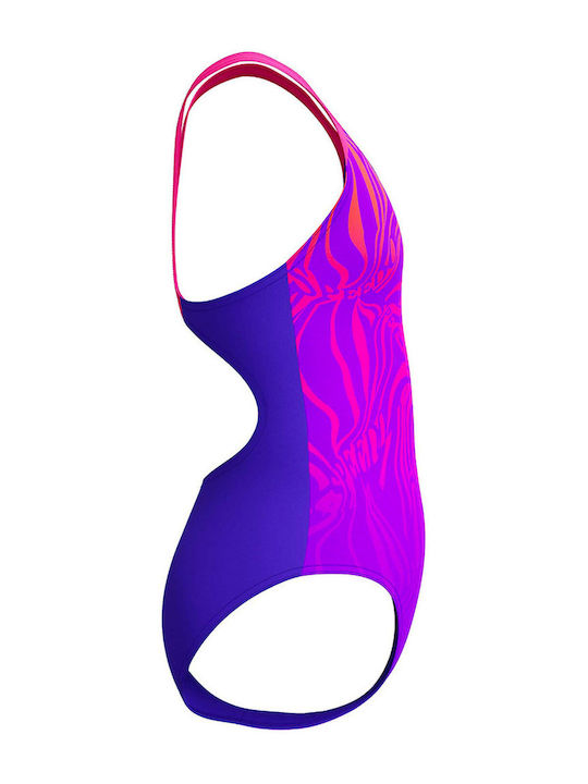 Speedo Παιδικό Μαγιό Ολόσωμο Μωβ