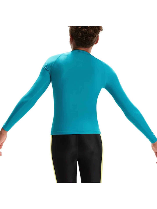 Speedo Kids Swimwear Long Sleeve Shirt Green