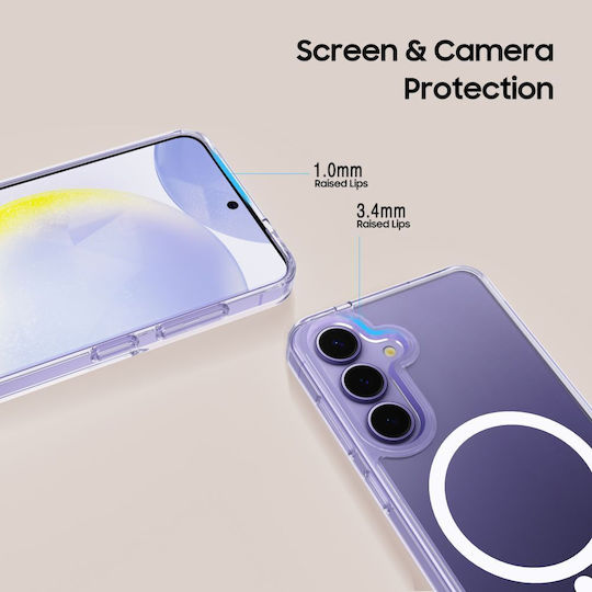 Tech-Protect Flexair Hybrid Back Cover Silicon / Plastic Transparent (Xiaomi 15T Pro)