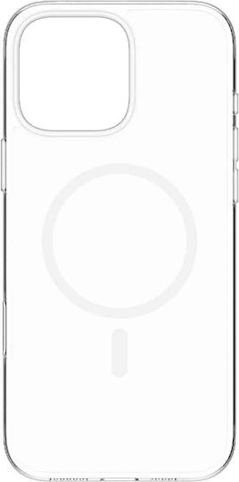 Spigen Thin Fit T MagSafe Back Cover Plastic / Silicone 1.55mm Clear/White (iPhone 16 Pro Max)