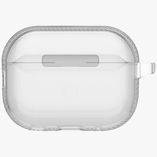 Uniq Glase Hülle Silikon mit Haken in Transparent Farbe für Apple AirPods Pro 3