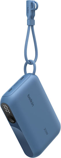 Belkin BoostCharge Power Bank 10000mAh 20W mit 2 USB-C Anschlüssen Blau