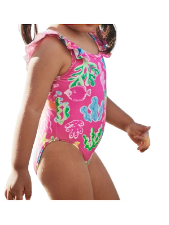 Mayoral Kids Swimwear One-Piece Fuchsia