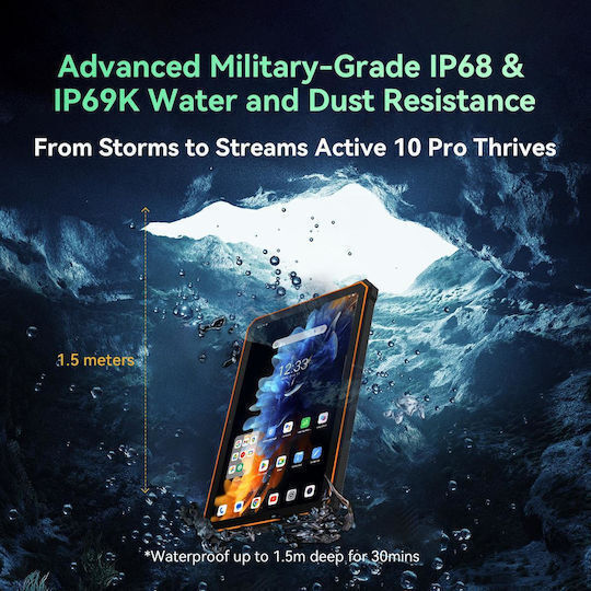 BlackView Active 10 Pro 5G 10.95Inches Tablet (12GB/256GB) Orange