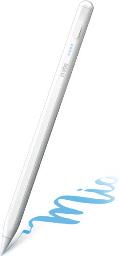 SBS Стилус Пен за iPad в Бял цвят TESTYLUSCAPW