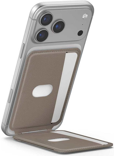 Skinarma MagSafe Kartenetui in Khaki Farbe