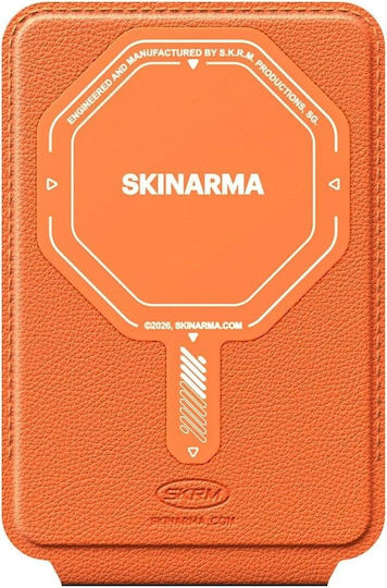 Skinarma MagSafe Калъф за карти в Оранжев цвят