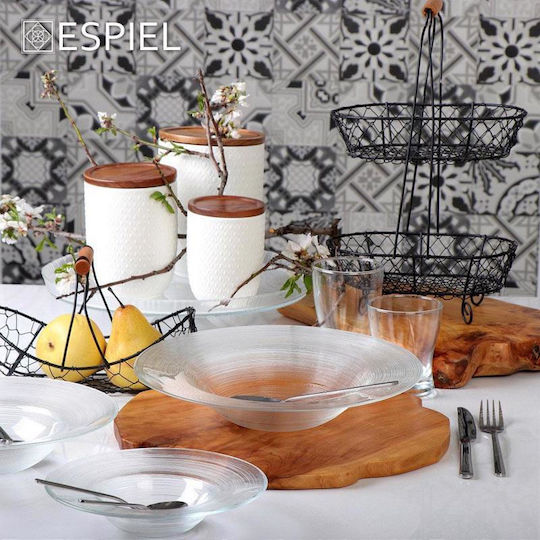 Espiel Circle Farfurie pentru paste Sticlă 24.5cm Espiel Circle Farfurie pentru paste Sticlă 24.5cm