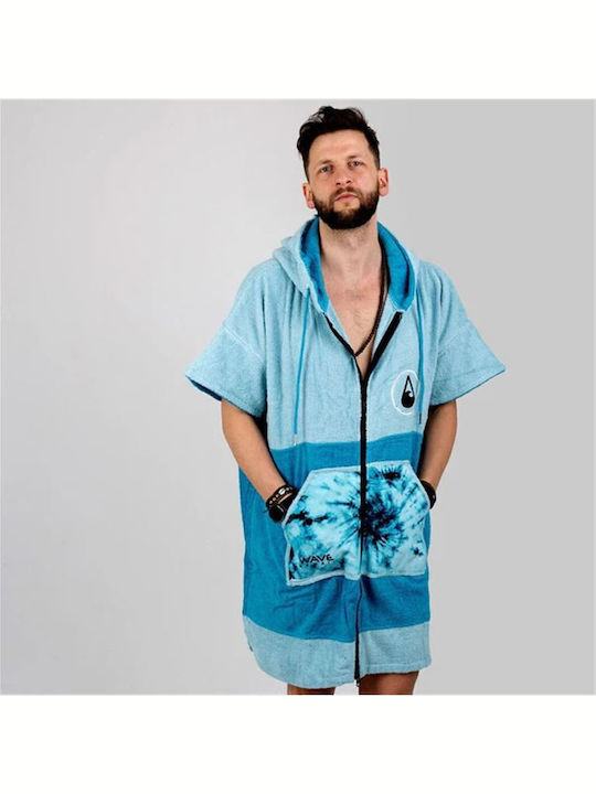 Wave Hawaii Plajă Poncho Albastru