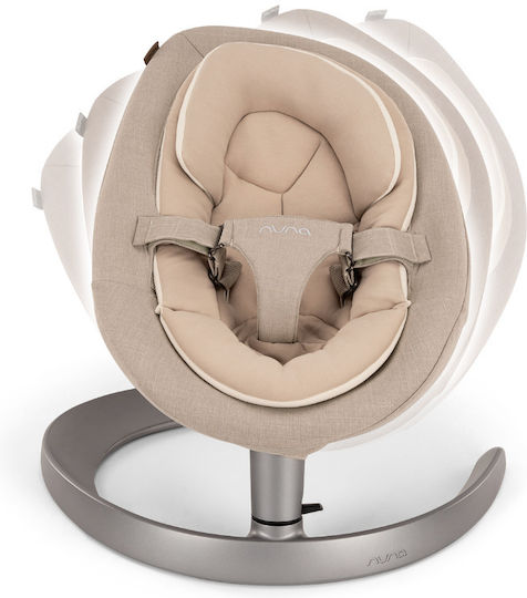 Nuna Electric Relax pentru Bebeluși Leaf Grow Bej pentru Copil până la 60kg