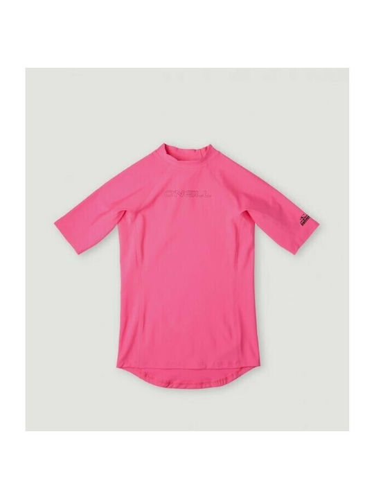 O'Neill Kinder Badeanzug Rashguard Rosa