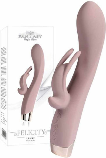Hot Fantasy Felicity Layne Вибратор Заек 19.7см Розов