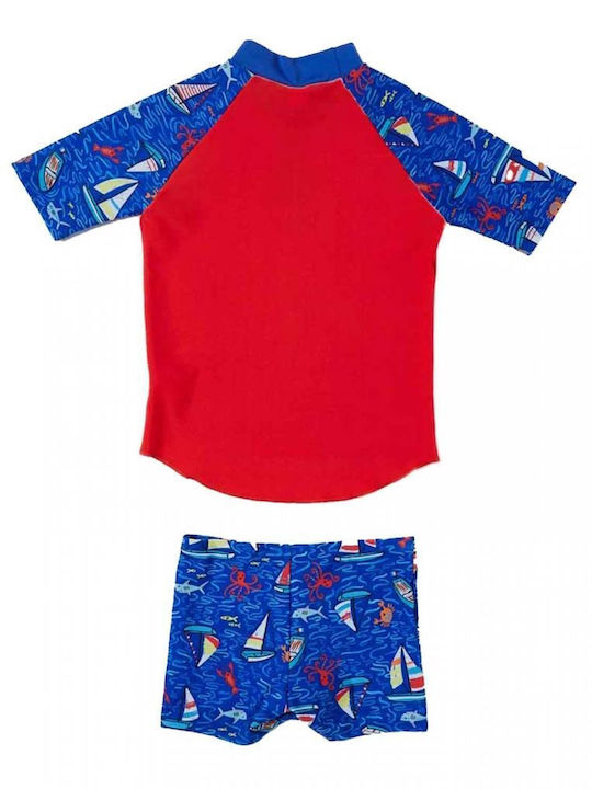 Speedo Digital Παιδικό Μαγιό Σετ Blue/red Speedo Digital Παιδικό Μαγιό Σετ Blue/red