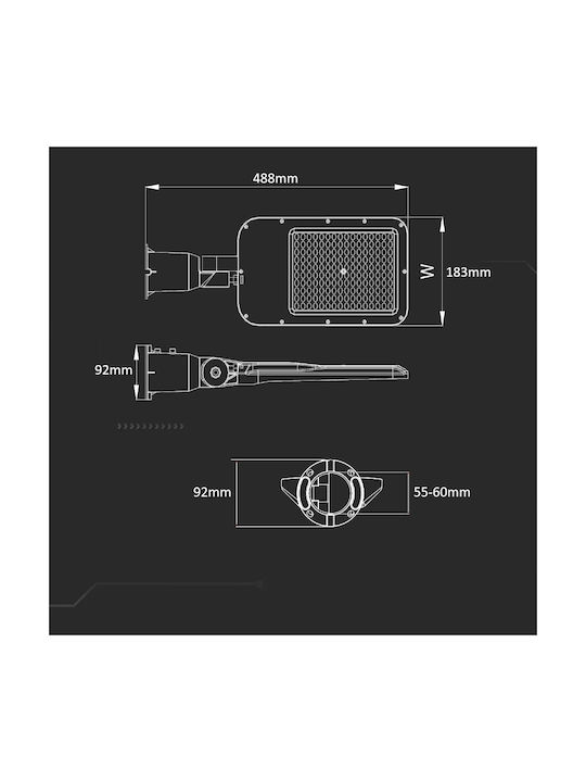 V-TAC Lampă LED De Drum 100W