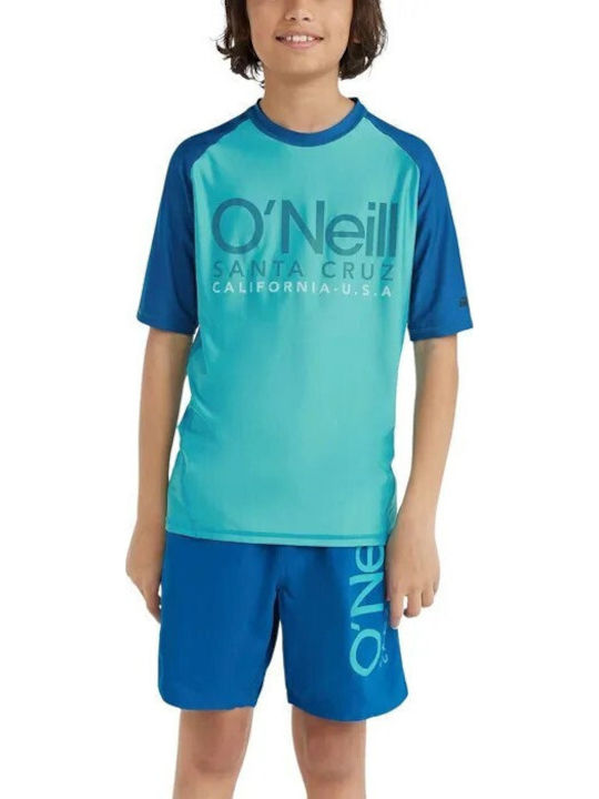 O'neill Essentials Cali Short Sleeve Skin Kids' Shirt - Blue