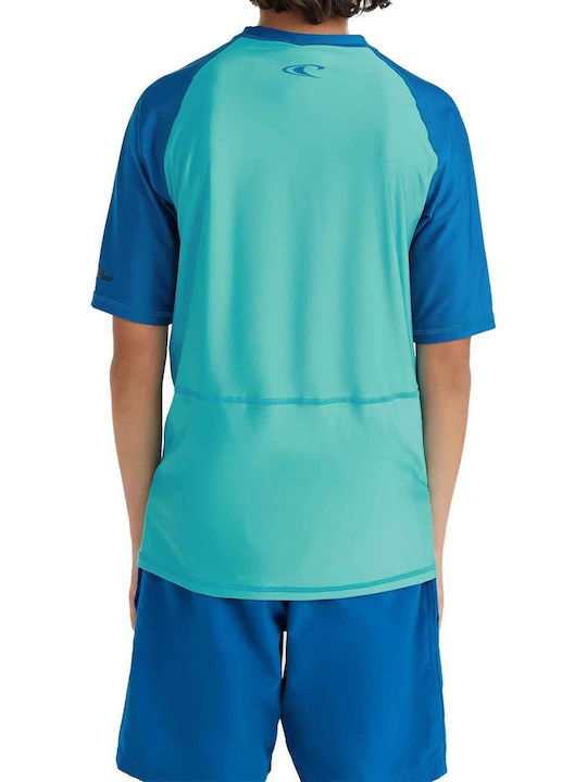 O'neill Essentials Cali Short Sleeve Skin Kids' Shirt - Blue