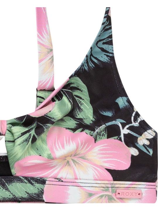 Roxy Bralette Παιδικό Μαγιό Μπικίνι Anthracite