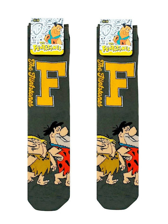Warner Bros Kids' Socks Knee-High Flintstones Multicolored 3 Pairs