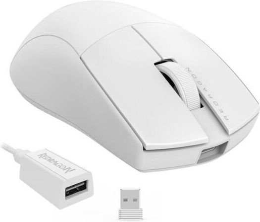 Redragon K1ng Lite M916-LIT-1K Wireless RGB Gaming Mouse 8000 DPI White