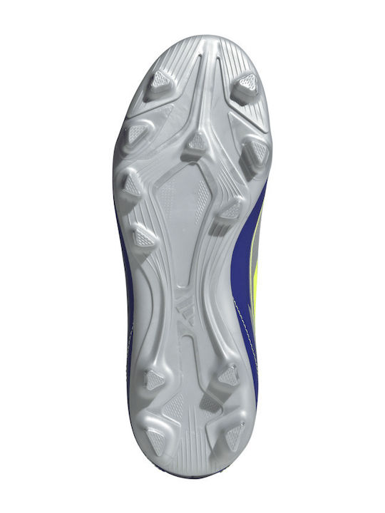 F50 CLUB Kids Molded Soccer Shoes Silver