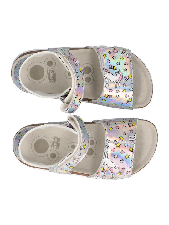 Παιδικά Πέδιλα Fleurette Ασημί