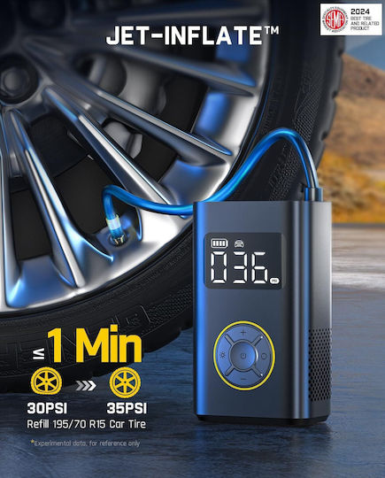 Car Tire Pump X9 Pro 150PSI Rechargeable 12V