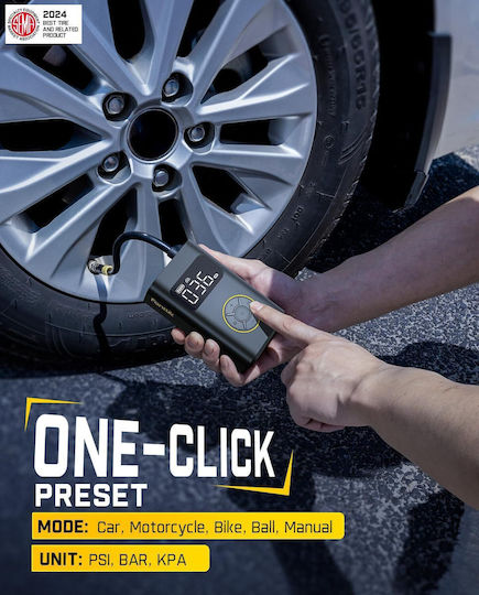 Car Tire Pump X9 Pro 150PSI Rechargeable 12V