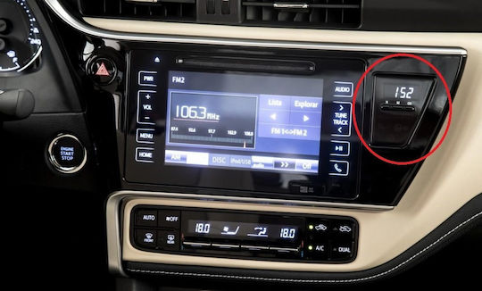 Bizzar Πρόσοψη 2 Din Συμβατή με Οθόνη 10" για Toyota Corolla 2017-2018