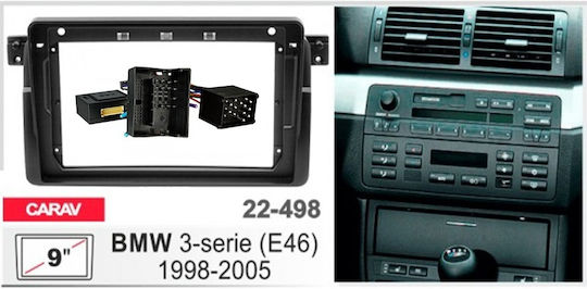 CARAV Industries Inc. DIN Fascia Panels 2 Din Compatible with Screen 9" for BMW Series 3 2016+