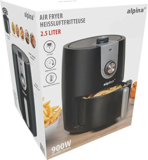 Alpina Air Fryer 2.5L Black