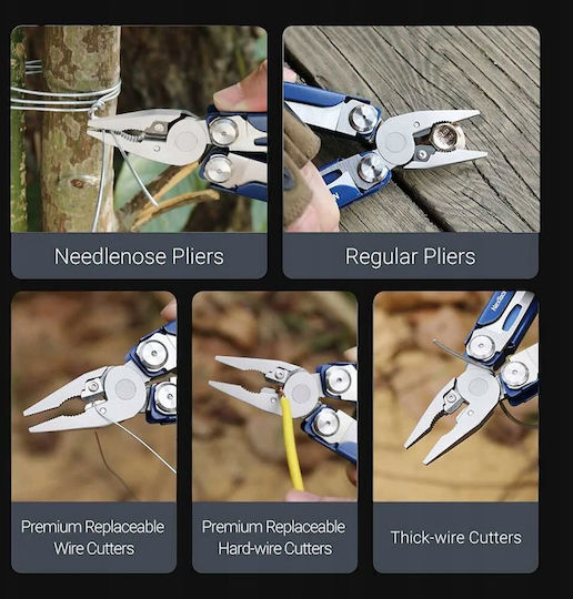 NexTool Πολυεργαλείο Μπλε σε Θήκη