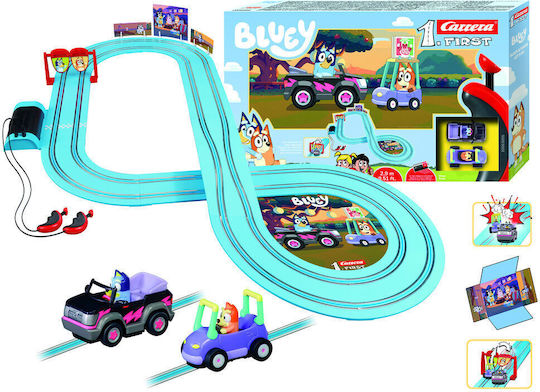 Carrera Bluey Racing Car Scale 1:50 for 3+ Years