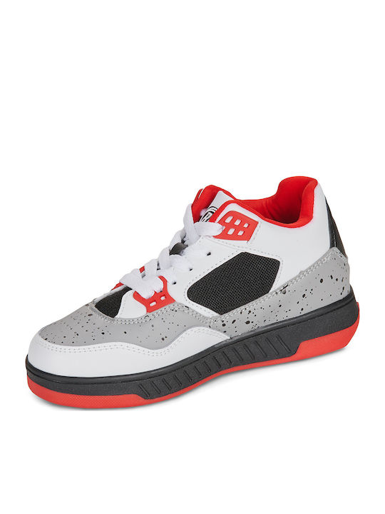 Kinder Sneakers mit Rollen Weiß